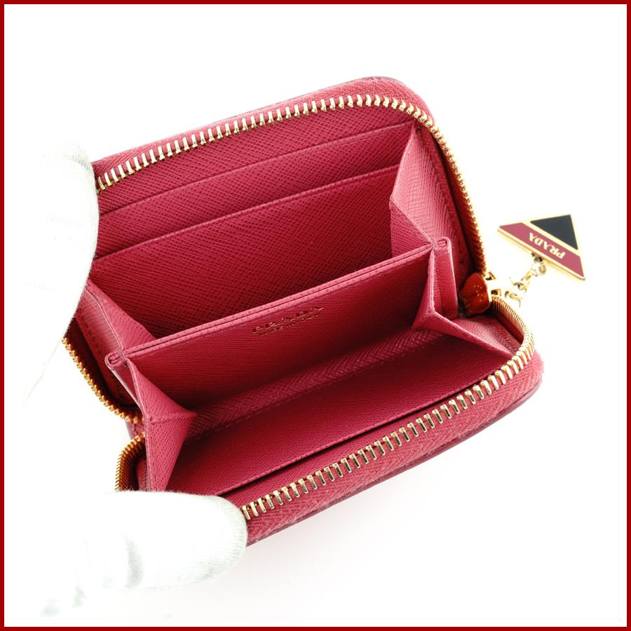 SAFFIANO（PRADA） プラダ ラウンドファスナー コインケース 小銭入れ