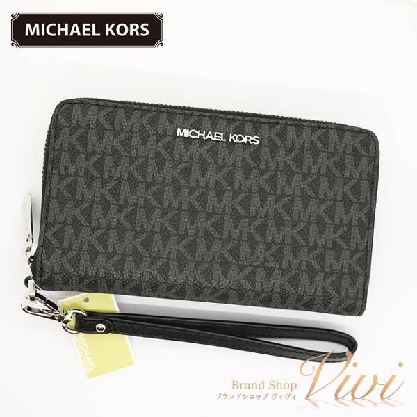 Vivi Shop フォンウォレット 二つ折り財布 Michael 二つ折り財布 Tcld1074 レディース 35s0stvl2b Black Kors Tcld1074 Online Tcld 35s0stvl2b Blk マイケルコース フォンウォレット 財布