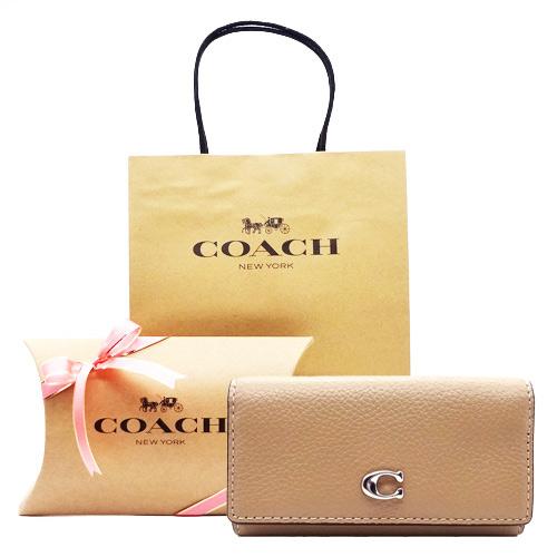 COACH COACHコーチ キーケース 新作 新品 ペブルレザー CS001 LHTAU  