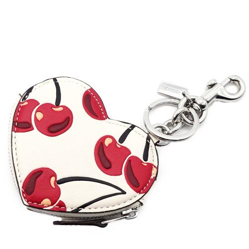 COACH（コーチ） キーホルダー キーリング 新作 新品 チェリープリント