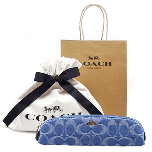COACH（コーチ） 財布 新作 新品 ペンケース シグネチャー デニム