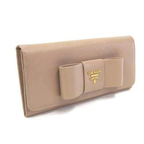 PRADA（プラダ） 長財布 新作 リボンモチーフ長財布 1M1132