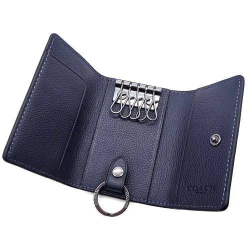 COACH（コーチ） キーケース メンズ 新作 新品 カーフ レザー キー