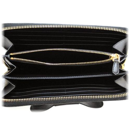 PRADA（プラダ） 財布 長財布 リボン ラウンドファスナー 1M0506