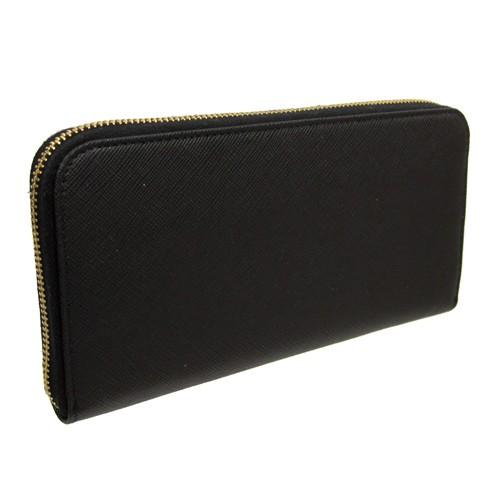 PRADA プラダ 財布 長財布 リボン ラウンドファスナー 1ML506 NERO  