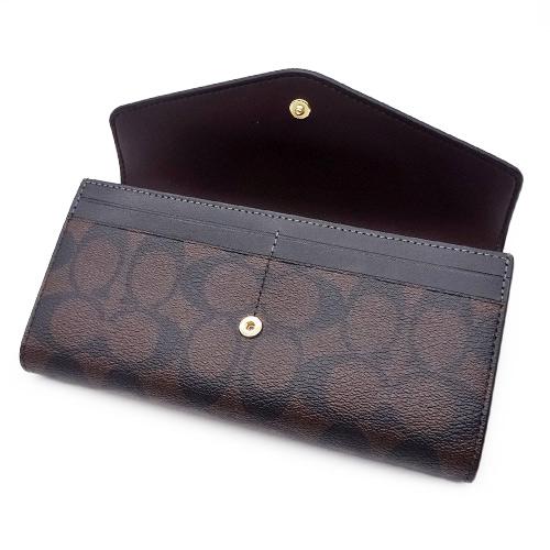 COACH コーチ 財布 長財布 新作 新品 シグネチャー レザー 二 COACH コーチ 財布 長財布 新作 新品 シグネチャー レザー 二