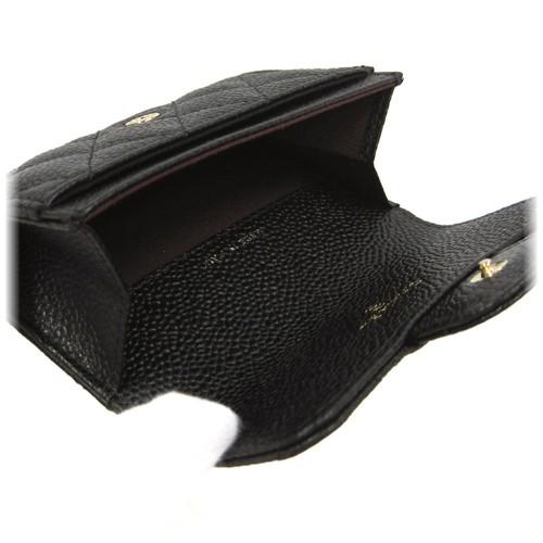 (H様ご専用)CHANEL キャビア　マトラッセ　カードケース　★美品★ CHANEL（シャネル） カードケース マトラッセ キャビアスキン A50169