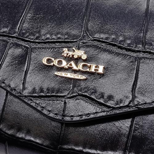 COACH コーチ 財布 長財布 新作 新品 クロコダイルエンボスド COACH コーチ 財布 長財布 新作 新品 クロコダイルエンボスド