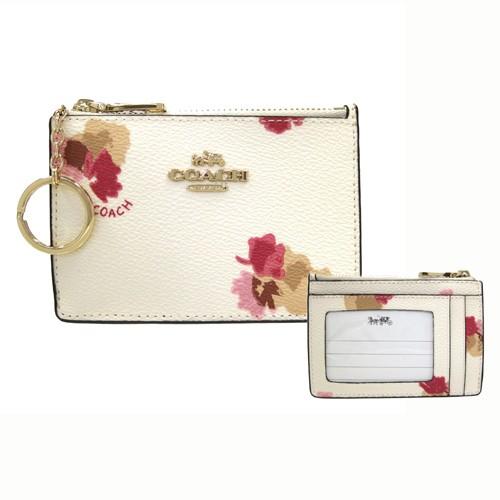 COACH コーチ 財布 新作 コイン パスケース フローラルプリント COACH コーチ 財布 新作 コイン パスケース フローラルプリント
