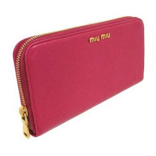 ミュウミュウ 財布 MIUMIU 長財布 5M0506 MADRAS PEONIA 新品 正規品｜brand｜02