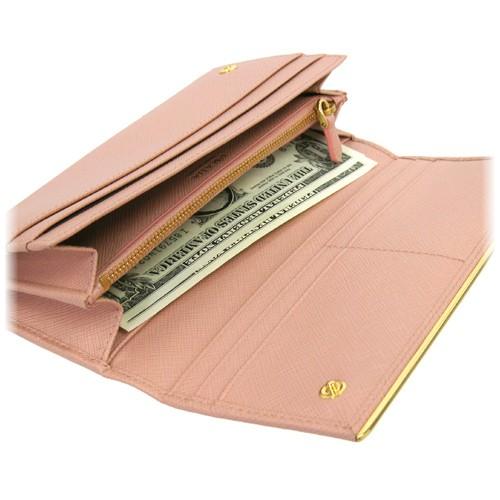 PRADA プラダ 財布 長財布 新作 メタル 1MH132 SAFFIANO METAL 