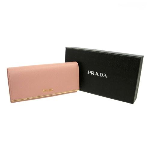 PRADA プラダ 財布 長財布 新作 メタル 1MH132 SAFFIANO METAL 
