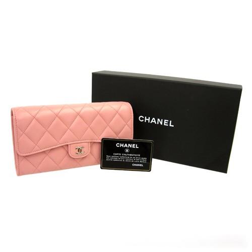 キャビアスキン シャネル CHANEL 財布 新作 レディース 長財布