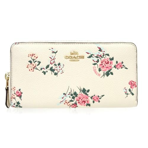 コーチ COACH 財布 さいふ サイフ 新作 フローラル 花柄 アコーディオン長財布 F-24412 IMCAH 新品｜brand