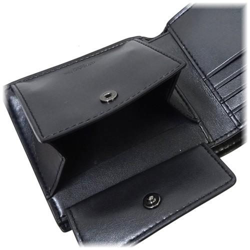 新品☆COACH コーチ　メンズ　ブラック チャーム付き レザー 折り財布 コーチ COACH 財布 メンズ 二つ折り財布 シグネチャー ブラック 黒