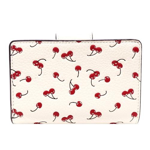 COACH（コーチ） 財布 サイフ 新作 新品 チェリー プリント レザー