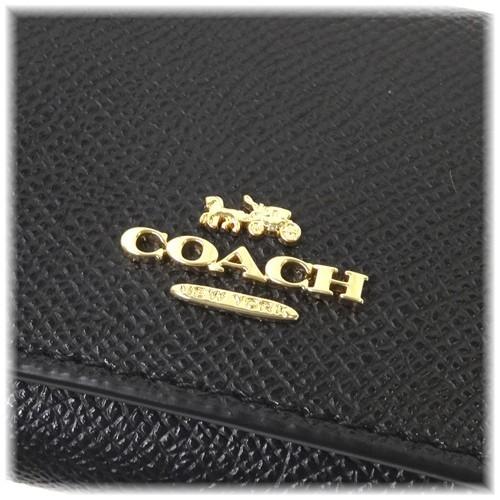 【新品未使用】COACH モノグラムレザーキーケース COACH（コーチ） キーケース 新作 新品 クロスグレイン レザー 76741