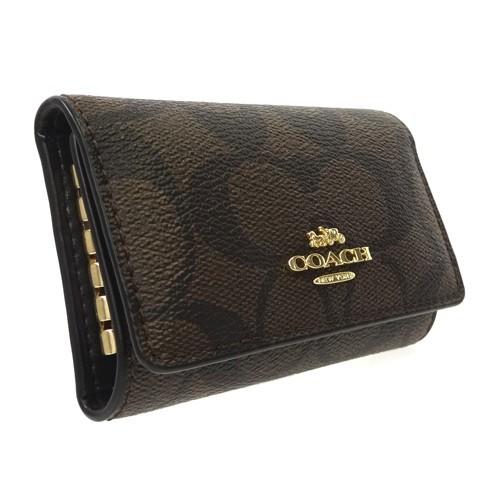 COACH（コーチ） キーケース 新作 新品 シグネチャー CZ274IMXAQ F