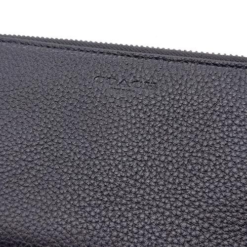 COACH（コーチ） 財布 新作 メンズ ファスナー長財布 カーフ レザー