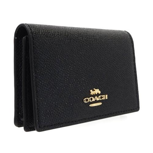 コーチ カードケース COACH 名刺入れ 新作 新品 クロスグレインレザー 87731 IMBLK ブラック【コーチ箱 ショップ袋付き ギフト包装無料】｜brand｜02