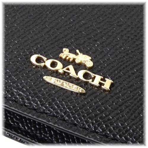 コーチ カードケース COACH 名刺入れ 新作 新品 クロスグレインレザー 87731 IMBLK ブラック【コーチ箱 ショップ袋付き ギフト包装無料】｜brand｜05