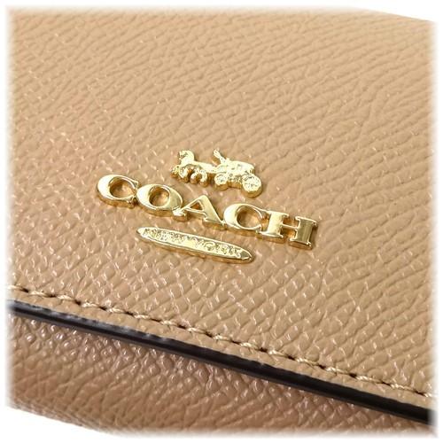 COACH コーチ キーケース 新作 新品 クロスグレイン レザー COACH コーチ キーケース 新作 新品 クロスグレイン レザー