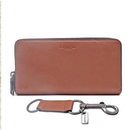 COACH コーチ 財布 新作 メンズ ファスナー長財布 レザー F58102 CWH 