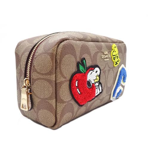 COACH コーチ ポーチ 2021 新作 新品 スヌーピー PEANUTS  