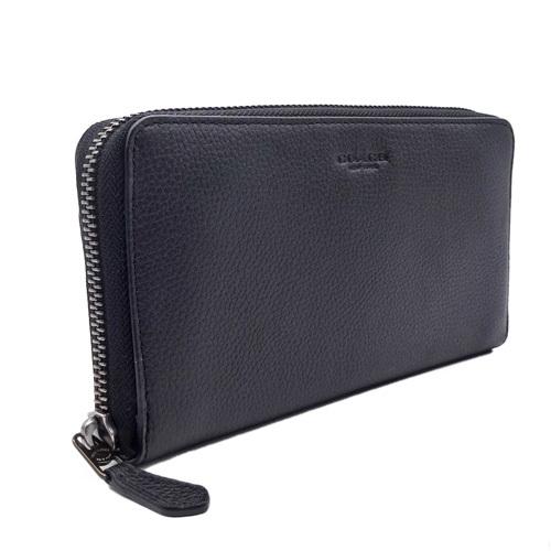 COACH（コーチ） 財布 新作 新品 メンズ ファスナー長財布 カーフ