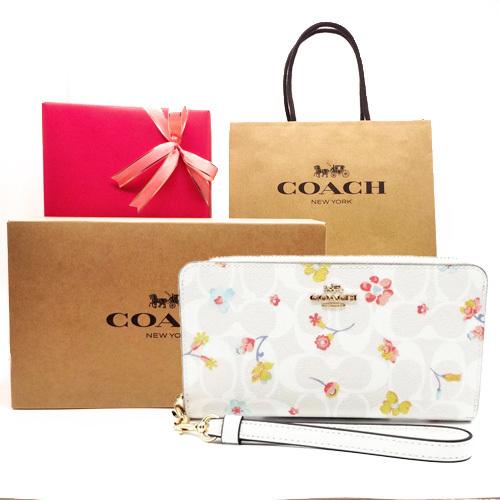 COACH（コーチ） 財布 サイフ 新作 新品 シグネチャー フローラル