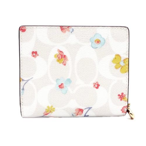 COACH（コーチ） 財布 新品 新作 フローラルプリント 花柄 二つ折り