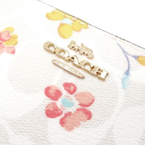 COACH（コーチ） 財布 新品 新作 フローラルプリント 花柄 二つ折り