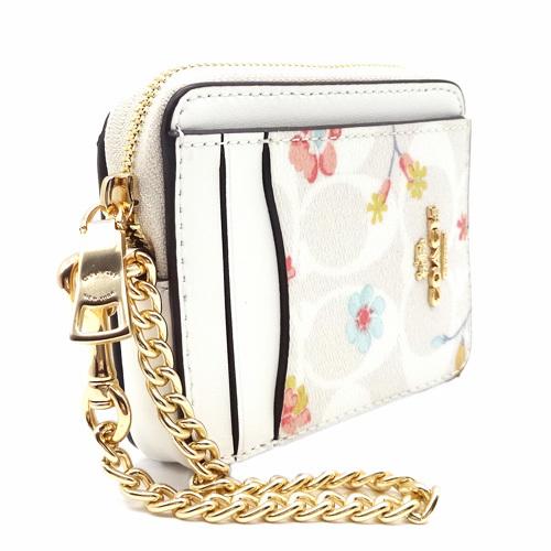 COACH（コーチ） カードケース 新作 新品 花柄 コインケース パス 