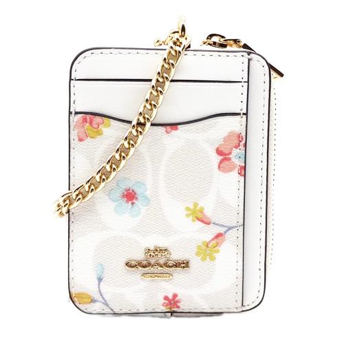 COACH（コーチ） カードケース 新作 新品 花柄 コインケース パス