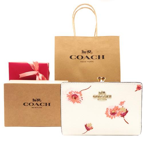 COACH コーチ 財布 サイフ 新作 新品 フローラル 花柄 二つ折り COACH コーチ 財布 サイフ 新作 新品 フローラル 花柄 二つ折り