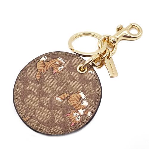 COACH（コーチ） バッグチャーム キーリング 新作 新品 シグネチャー