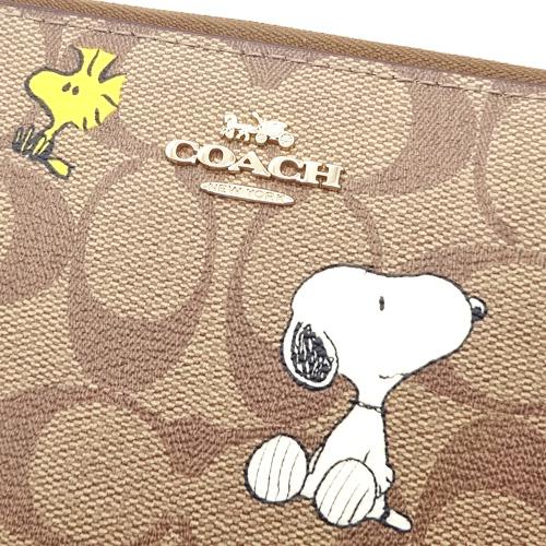 コーチ COACH 財布 新作 新品 シグネチャー スヌーピー PEANUTS ラウンドファスナー長財布 CE-705 IMT10【コーチ箱 ショップ袋付き ギフト包装無料 】｜brand｜07