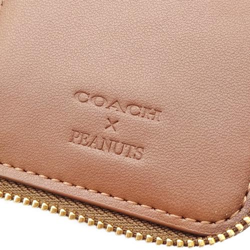 COACH（コーチ） 財布 新作 新品 シグネチャー スヌーピー PEANUTS 二