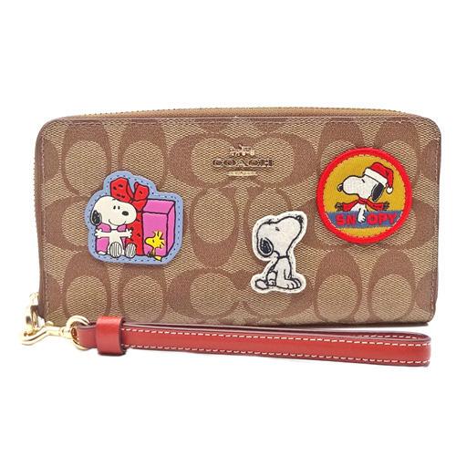 COACH（コーチ） 財布 新作 新品 シグネチャー スヌーピー PEANUTS