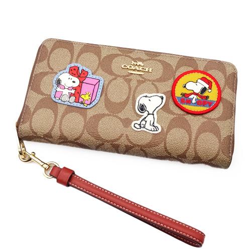 コーチ　長財布　新作　218  スヌーピーコラボ COACH（コーチ） コーチCOACH財布 スヌーピー PEANUTS コラボ 長財布