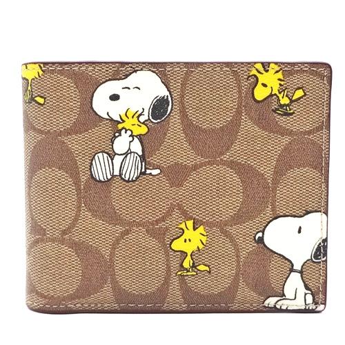 COACH（コーチ） 財布 新作 新品 シグネチャー スヌーピー ピーナッツ