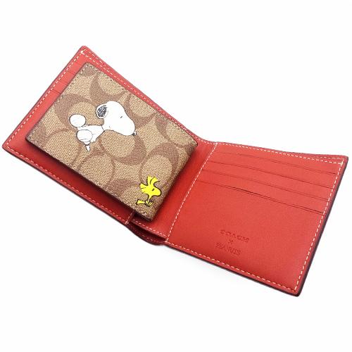 COACH（コーチ） 財布 新作 新品 シグネチャー スヌーピー ピーナッツ