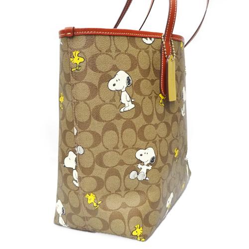 新品COACH CF166 トートバッグ COACH（コーチ） バック 新作 新品 シグネチャー スヌーピー PEANUTS
