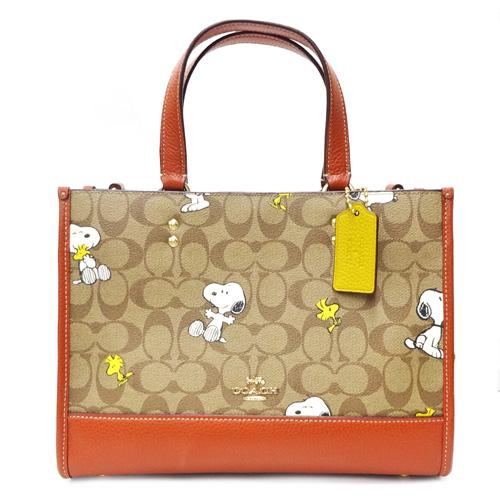 COACH（コーチ） バック 新作 新品 シグネチャー スヌーピー PEANUTS 