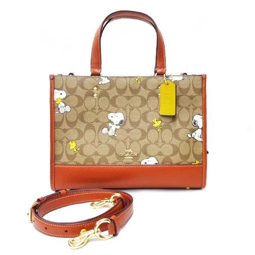 COACH（コーチ） バック 新作 新品 シグネチャー スヌーピー PEANUTS