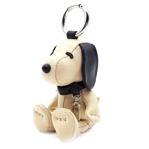 COACH（コーチ） キーリング 新作 新品 スヌーピー PEANUTS レザー