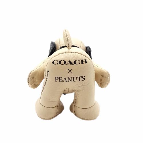 COACH（コーチ） キーリング 新作 新品 スヌーピー PEANUTS レザー