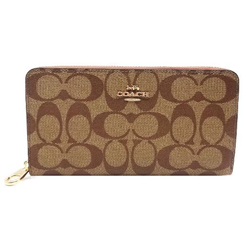 【確実正規品】COACH 長財布　新品未使用　C4452 COACH（コーチ） 財布 長財布 新作 新品 シグネチャー ラウンド