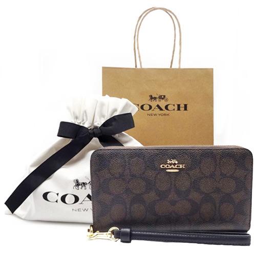 コーチ COACH 財布 長財布 新作 新品 シグネチャー ラウンドファスナー 
