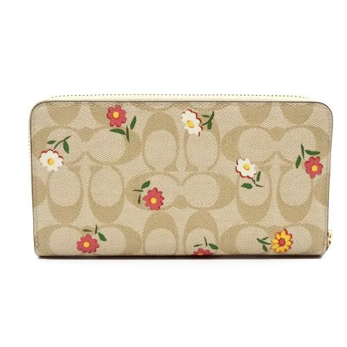 COACH コーチ 財布 長財布 新作 新品 花柄 シグネチャー COACH コーチ 財布 長財布 新作 新品 花柄 シグネチャー
